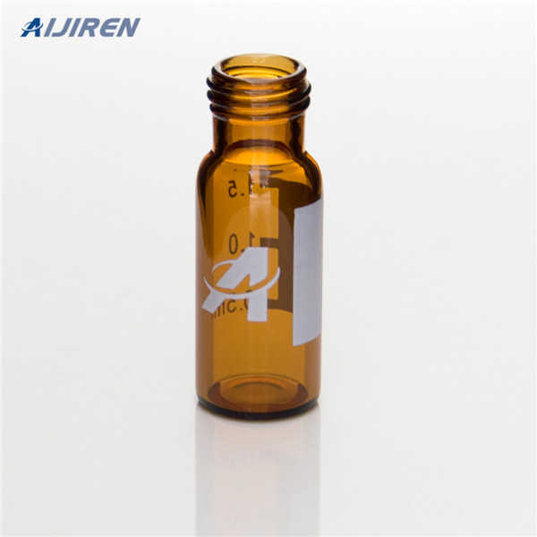 wide mouth HPLC glass vials graduated marking spot